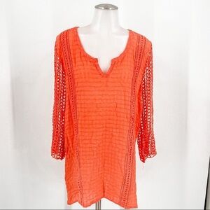 Maria Rerio Orange Tunic